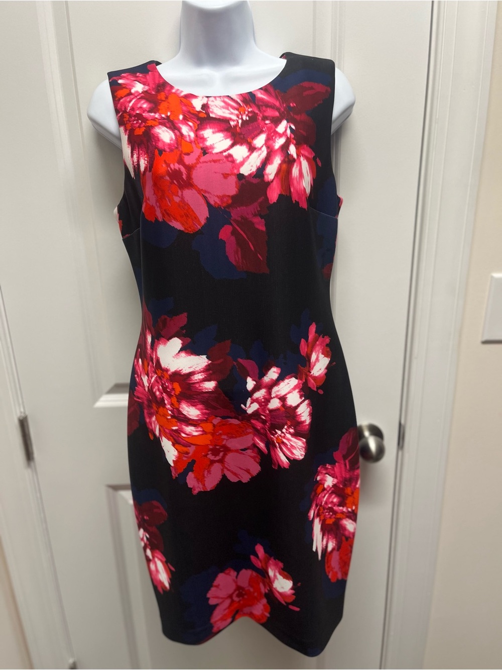 Tommy Hilfiger Floral Sleeveless Sheath Dress Sz 8 NWT